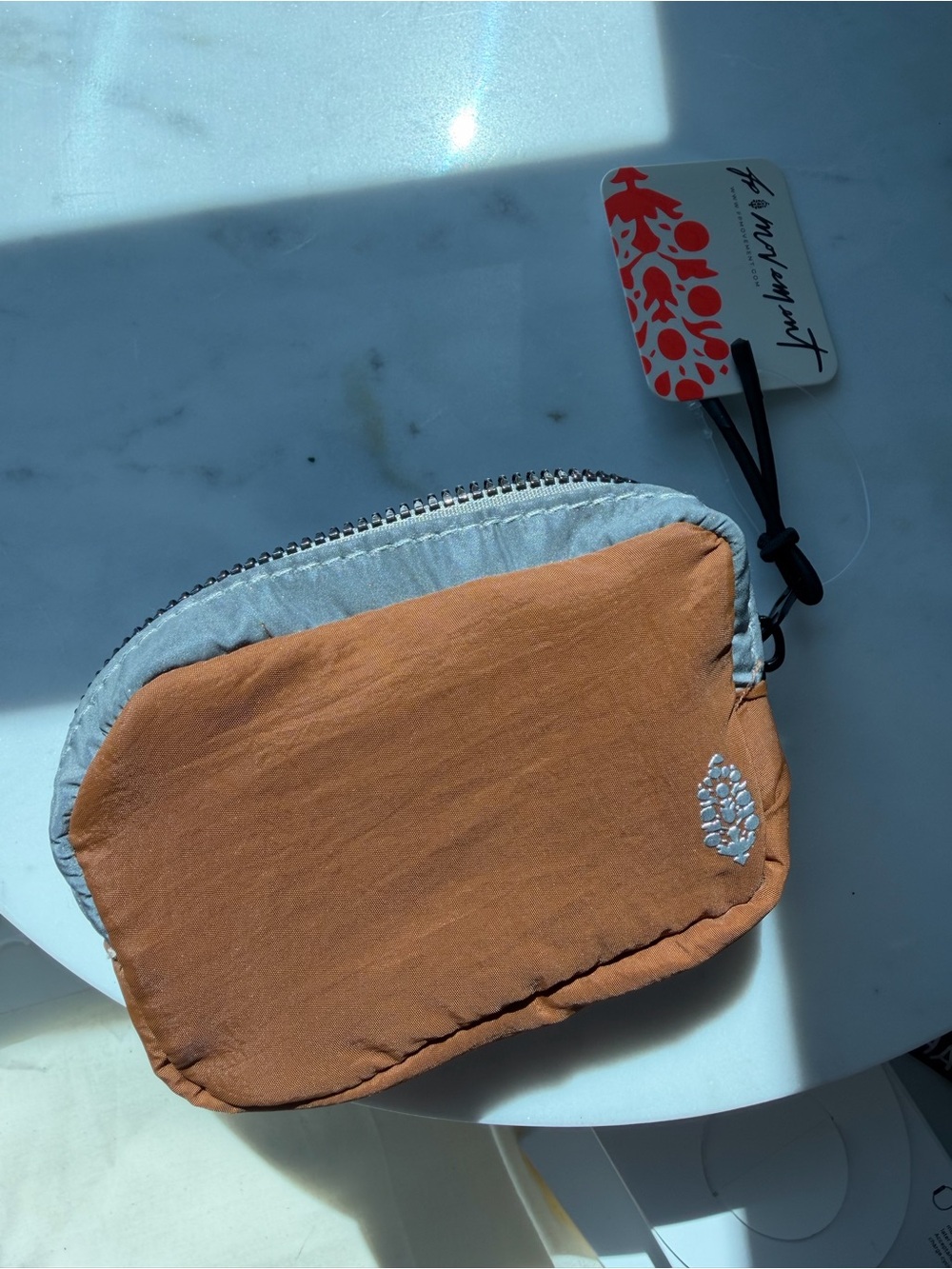 FP Movement by Free People - Run About Wrist Pouch — chestnut